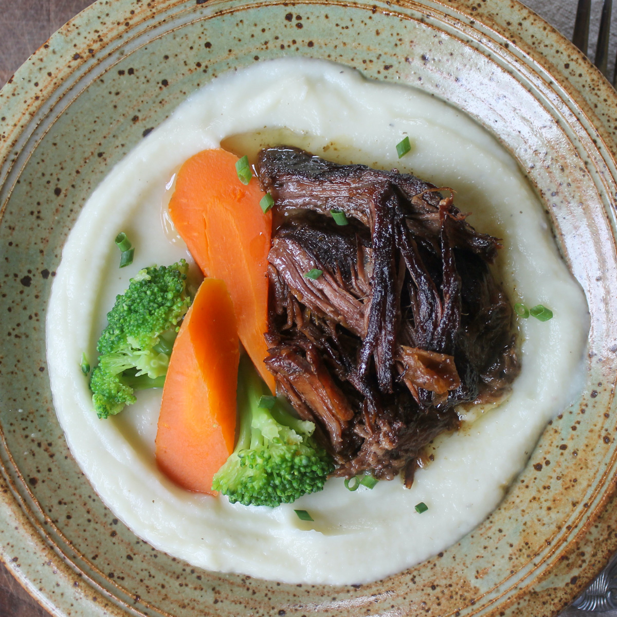 Slow Cooker Red Wine Pot Roast - Sweet and Savory Meals