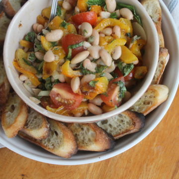 White Bean Bruschetta