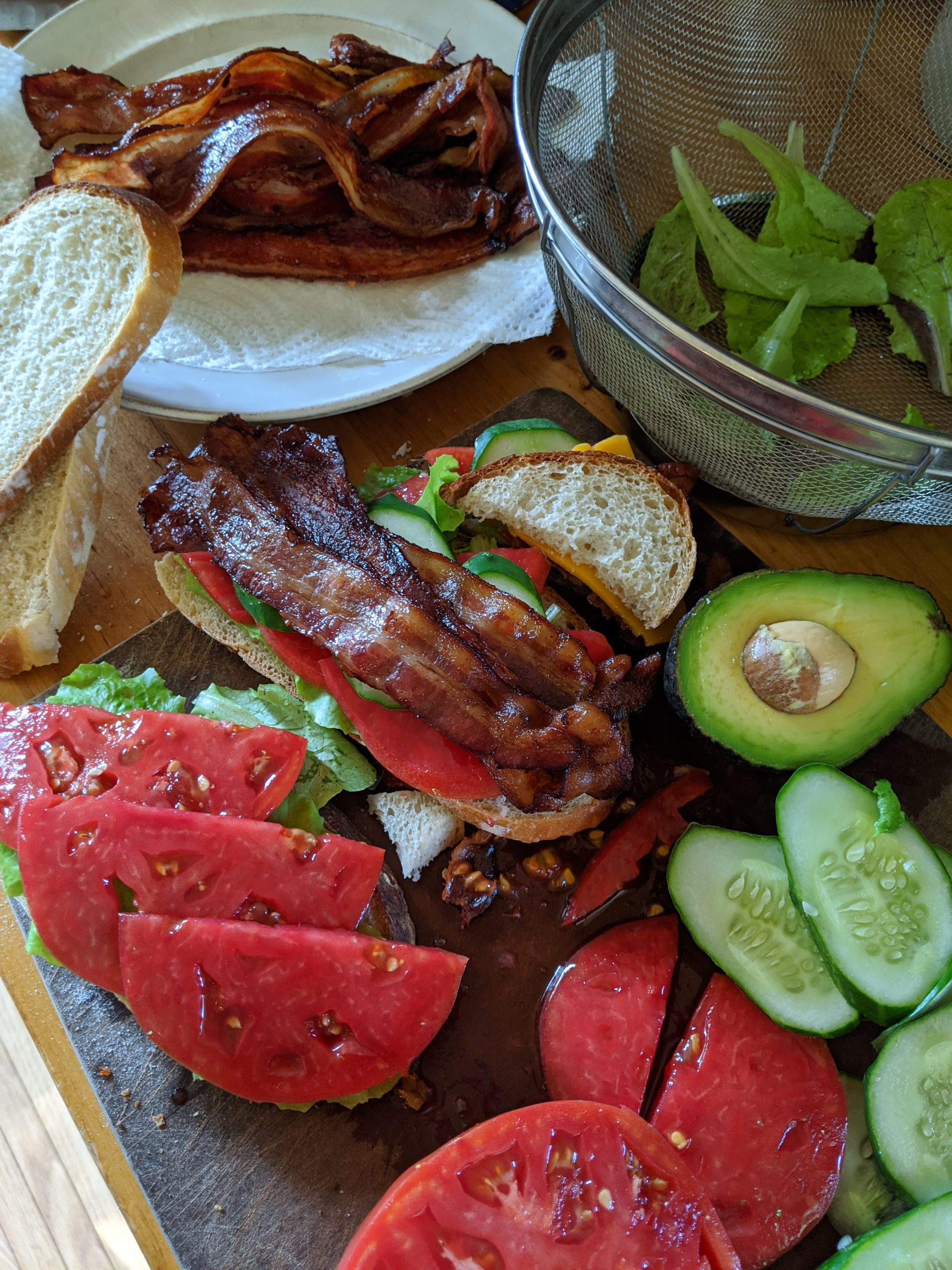 BLT plus Avocado and Cheese