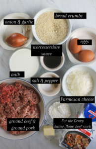 Norwegian Meatballs Ingredients
