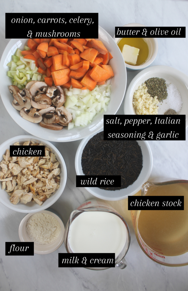 Chicken Wild Rice Soup Ingredients