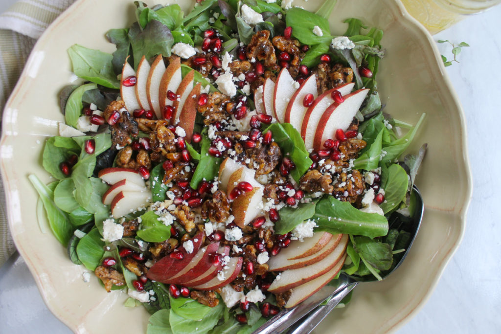 Honey Walnut Pear Salad