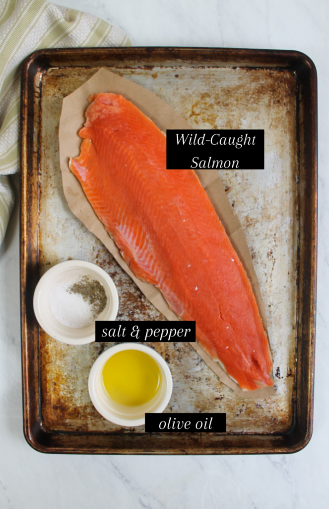 Simple Roasted Wild Caught Salmon Ingredients