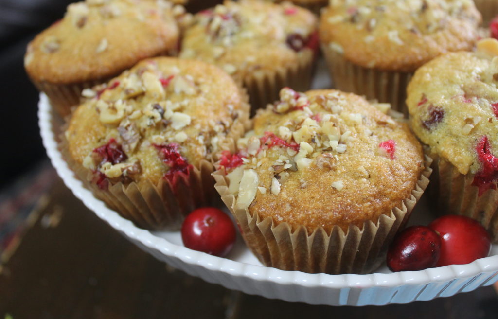 Thanksgiving Cranberry Muffins