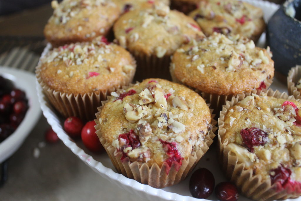 Thanksgiving Cranberry Muffins