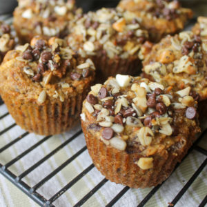 Morning Glory Banana Carrot Muffins