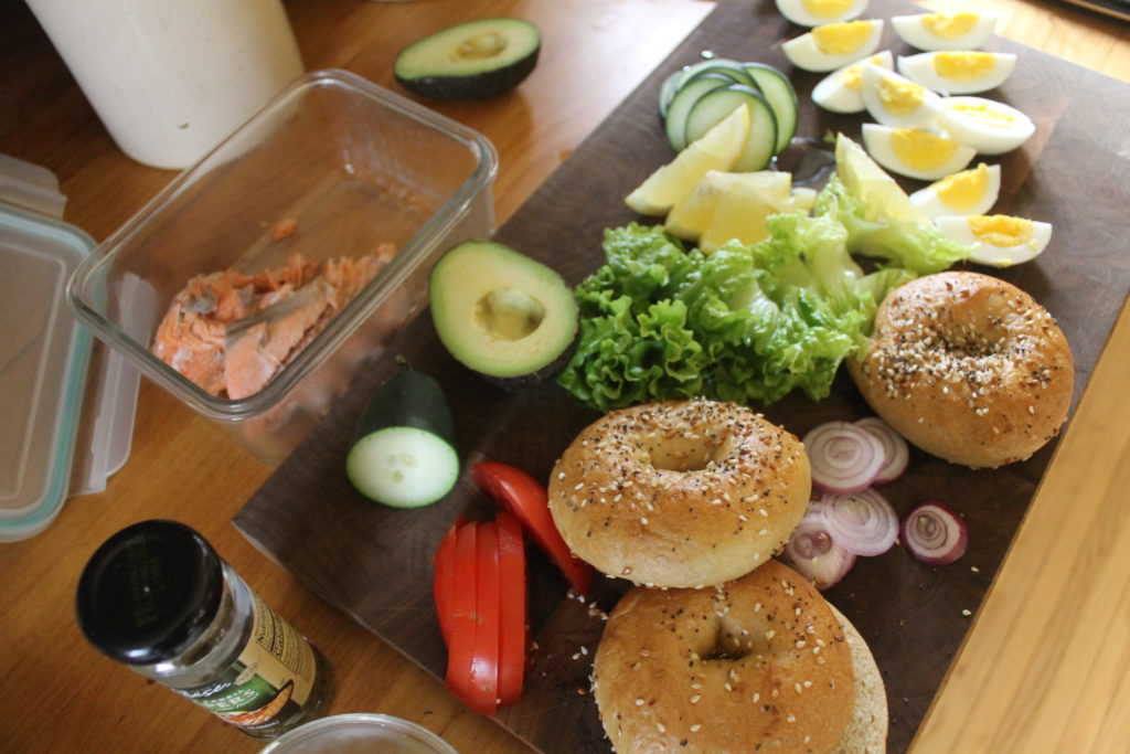 Salmon Bagel Ingredients Salmon Bagel Ingredients