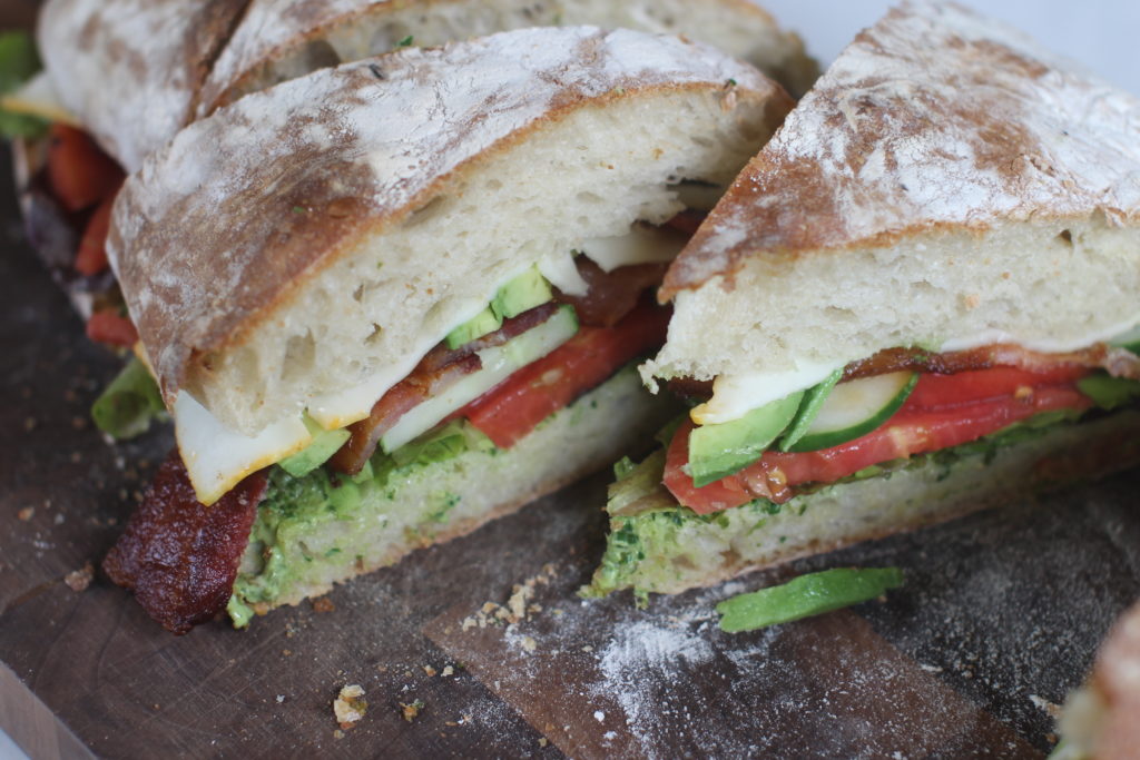 Pesto BLT Sandwich Pesto BLT Sandwich