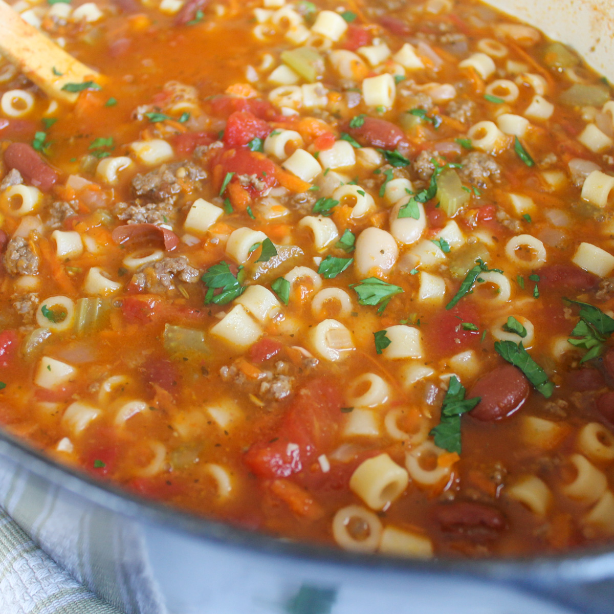 Pasta Fagioli Soup - Sungrown Kitchen