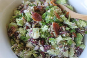 Broccoli Salad Close up