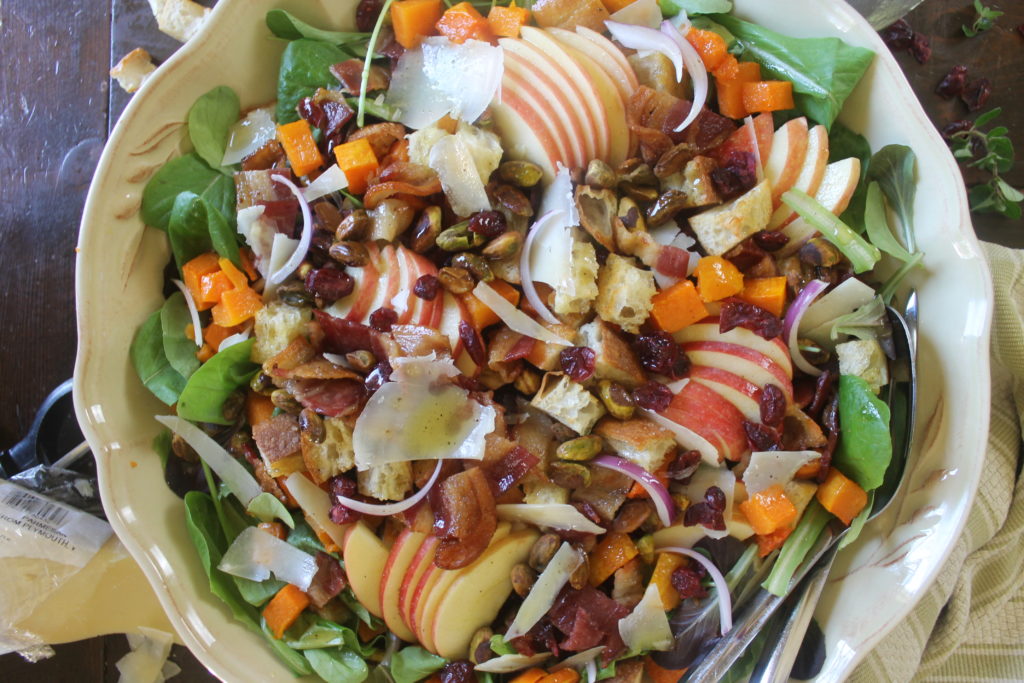 Maple Butternut Squash Fall Harvest Salad