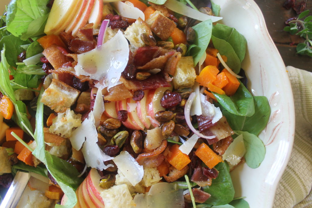 Maple Butternut Squash Fall Harvest Salad