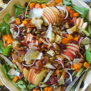 Maple Butternut Squash Fall Harvest Salad