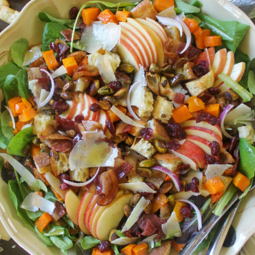 Maple Butternut Squash Fall Harvest Salad