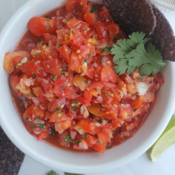 Cherry Tomato Pico de Gallo