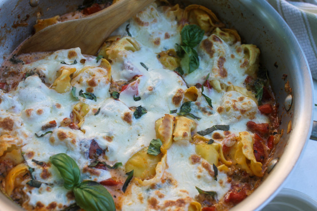 Baked Tortellini with Italian Sausage