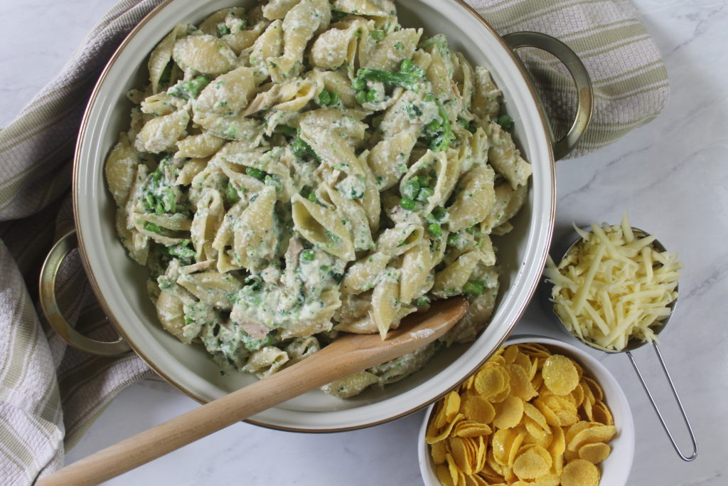 Tuna Broccoli Pasta Process