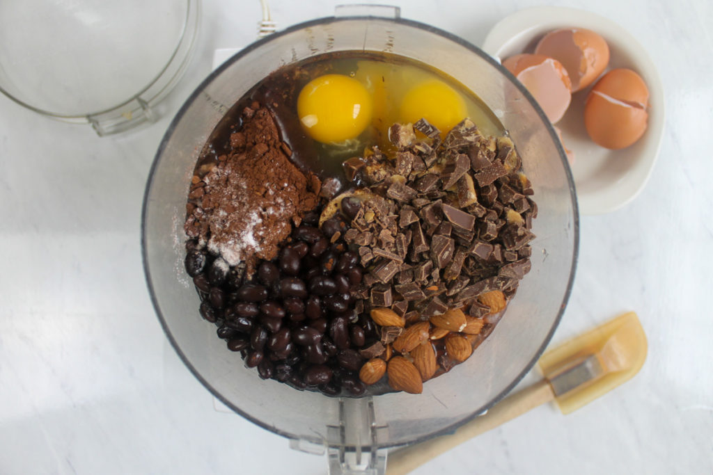 Black Bean Protein Brownies food processor