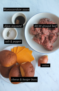 Skillet Burgers Ingredients