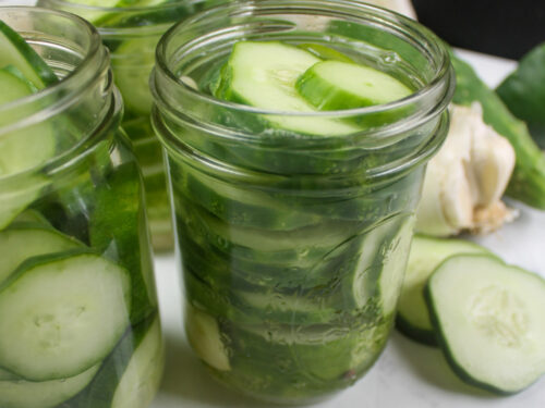 Pickled Cucumbers (Refrigerator Pickles)