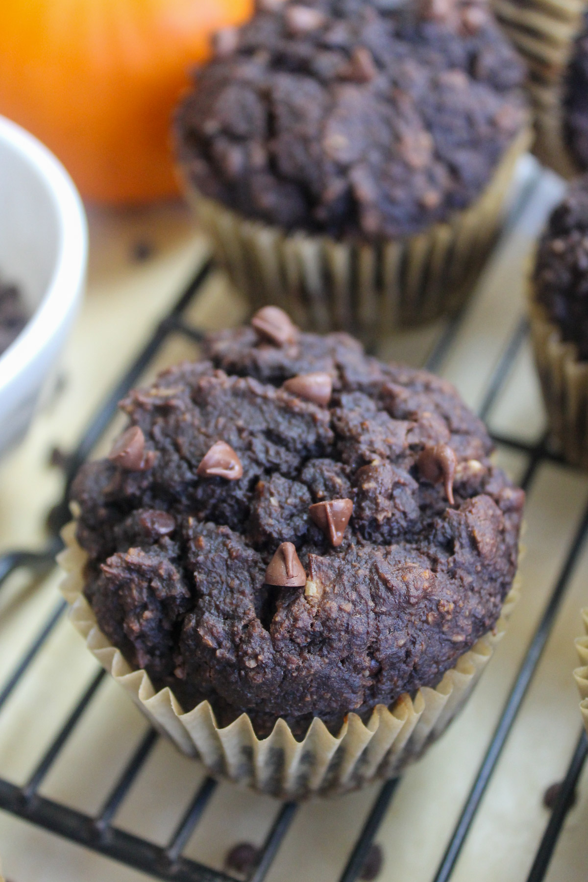 Healthy protein pumpkin muffins.