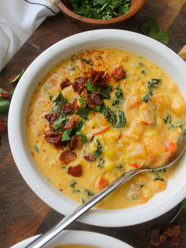 Sweet Potato Corn Chowder