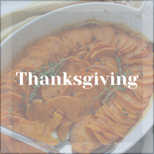 Thanksgiving Recipes Page.