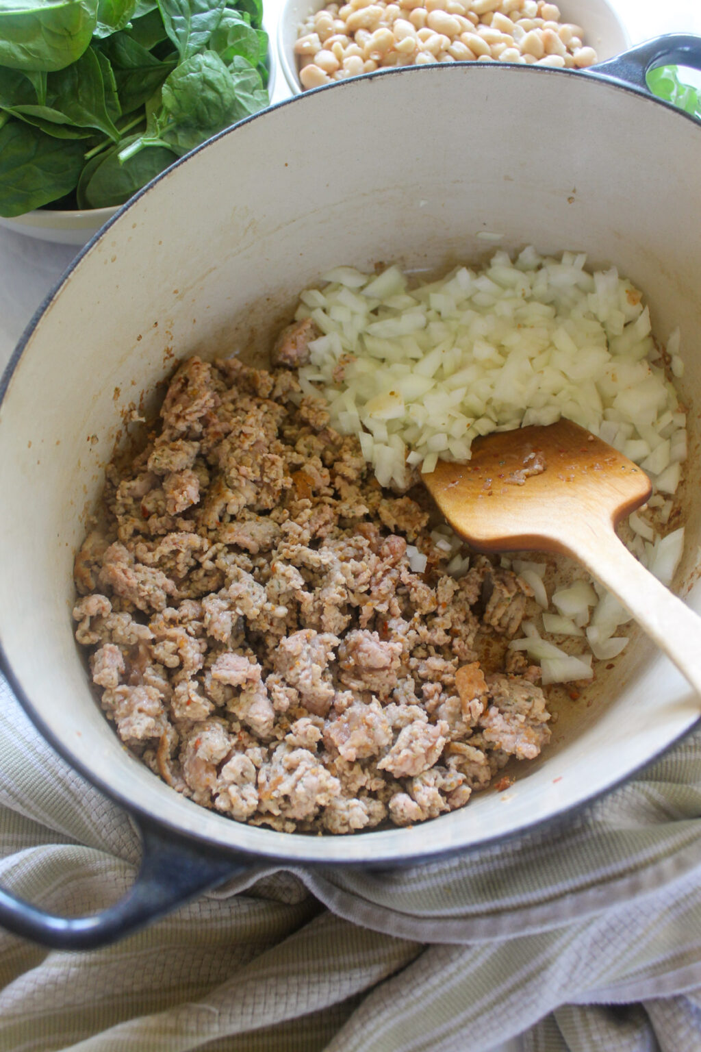 Tuscan Sausage and White Bean Soup - Sungrown Kitchen