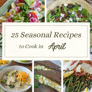 Recipes to cook in April.