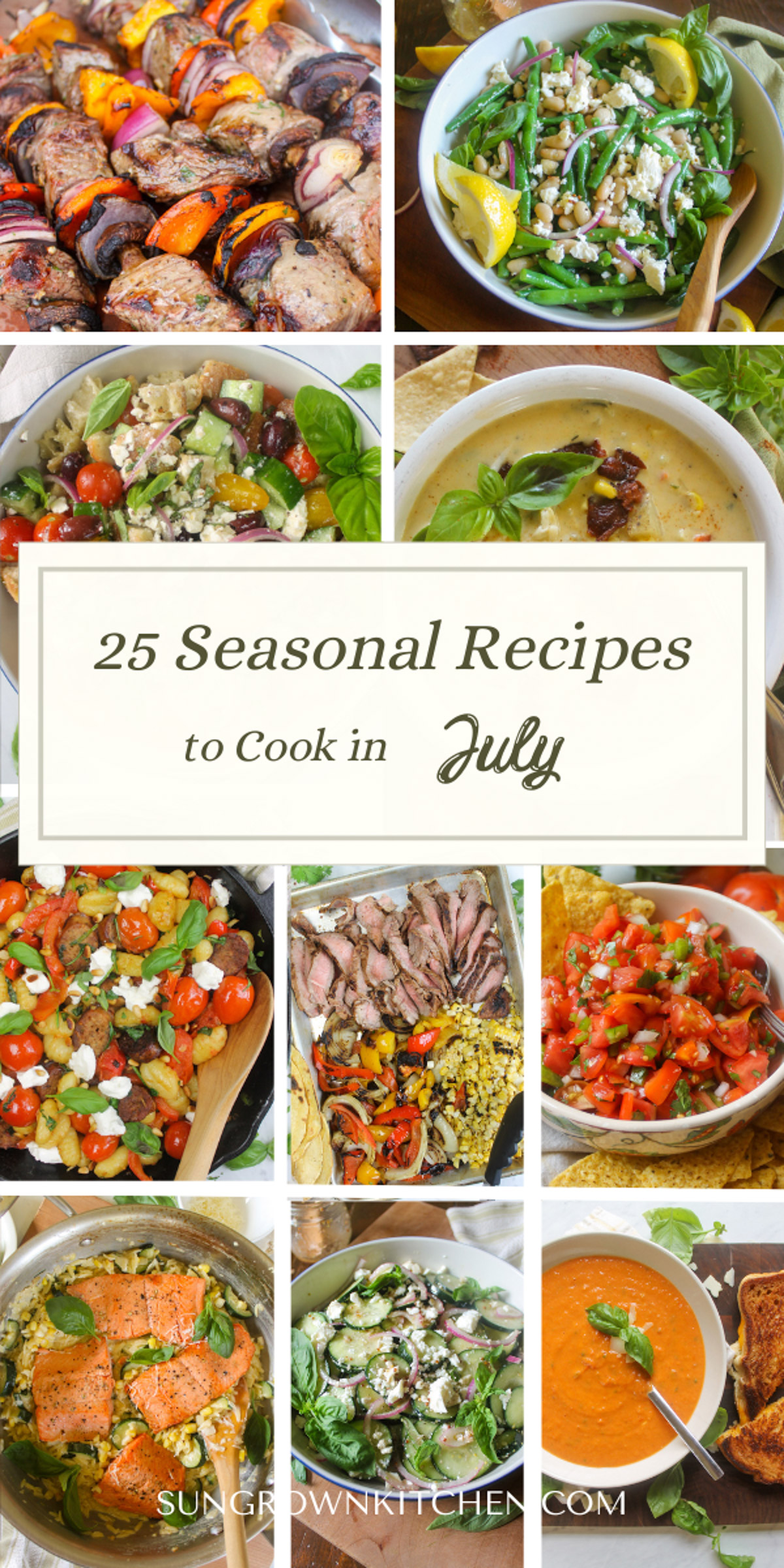 July Recipes.